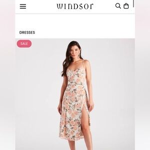 Windsor Midi Floral Dress